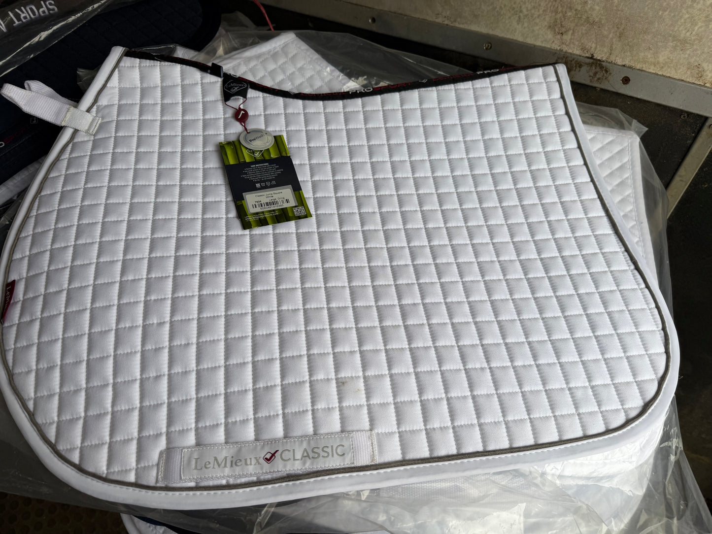 Le Mieux White Euro Jump Saddlepad