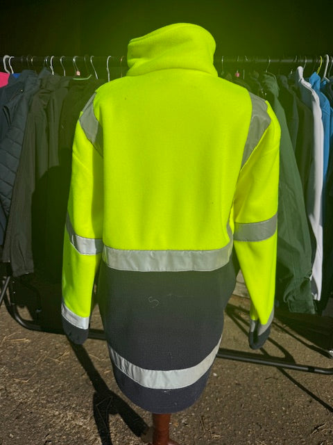 Flourescent Fleece Jacket Size Large - Unisex