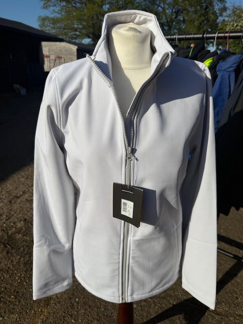 Softshell Jacket White/Grey size 12