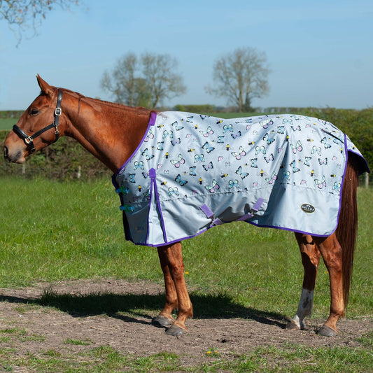 Bees and Butterflies Lightweight Turnout Rug