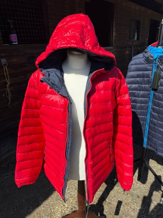 Ladies Padded Jacket - red/black