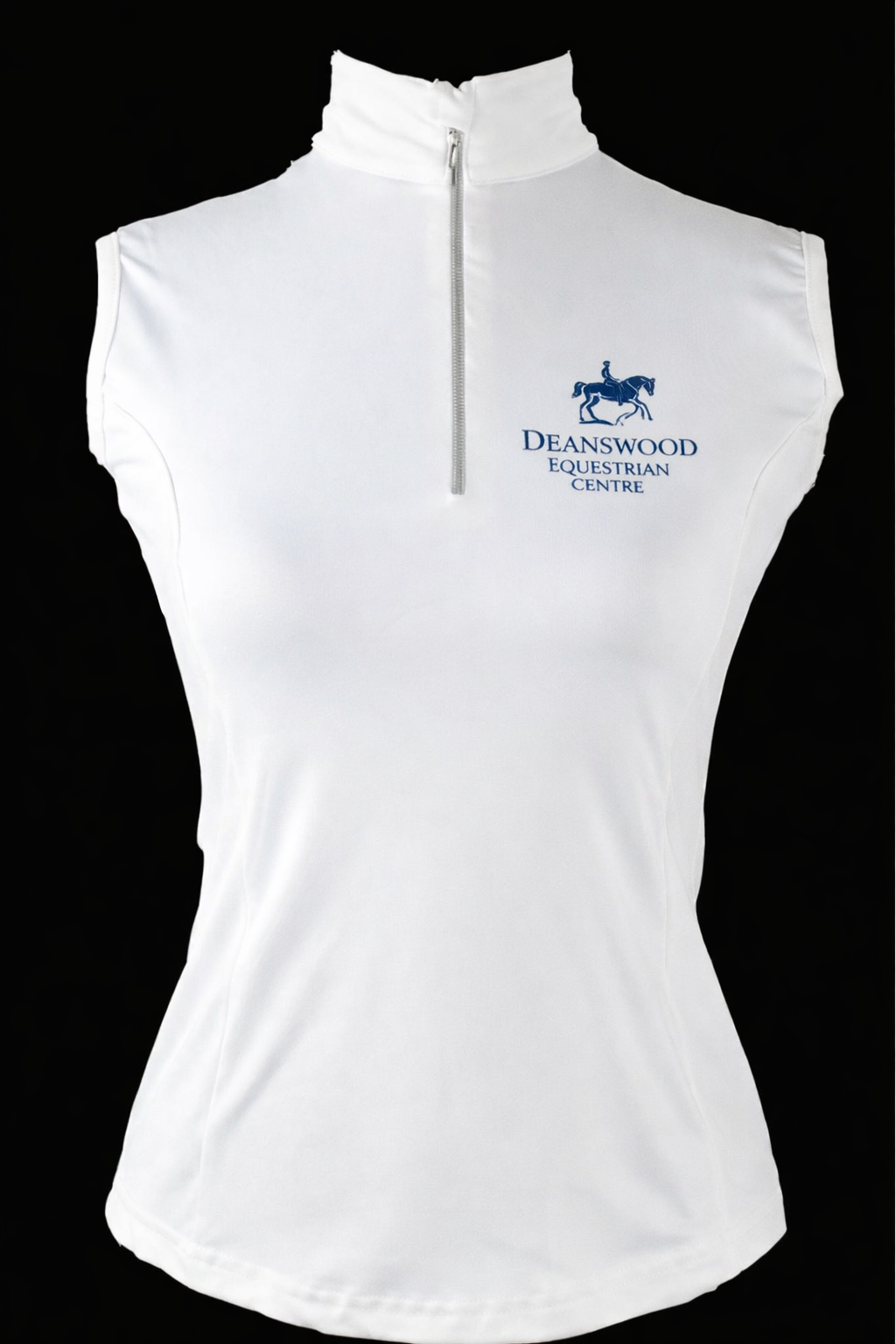 Sleeveless Zipped Neck Base Layer