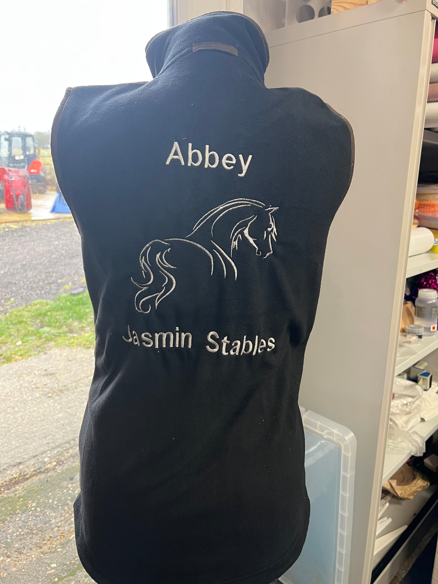 Personalised Fleece Artisan Gillet