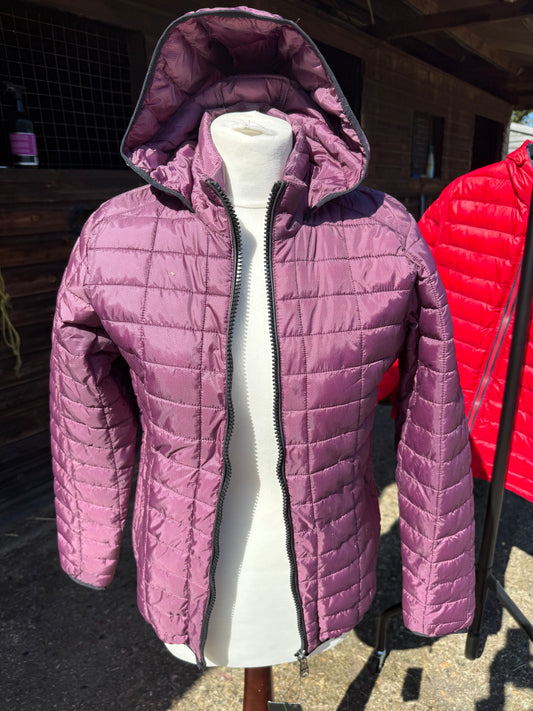Ladies Padded Jacket - Burgundy
