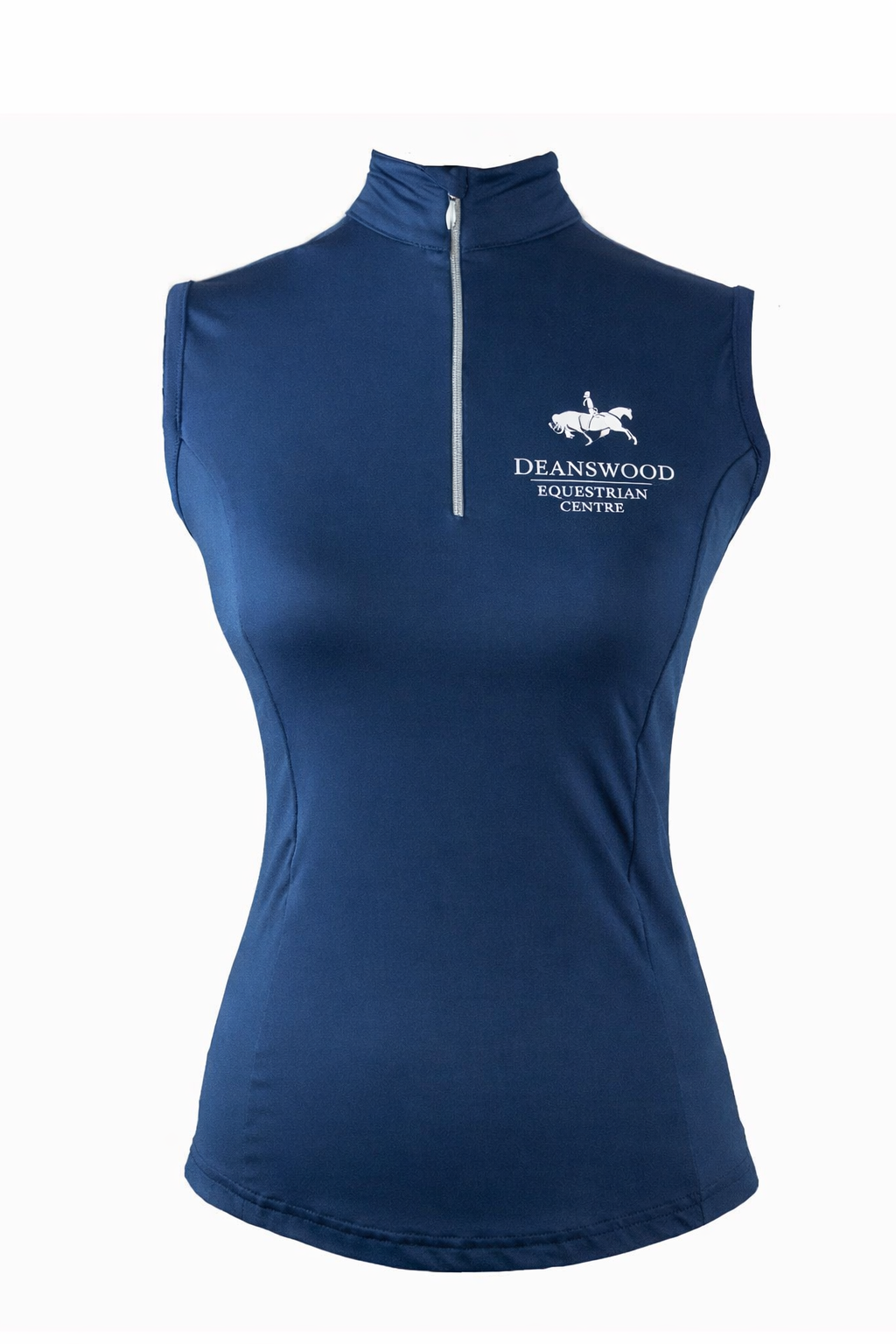Sleeveless Zipped Neck Base Layer