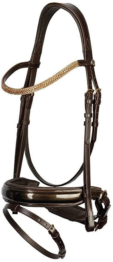 Harrys Horse Metallic Brass Bridle