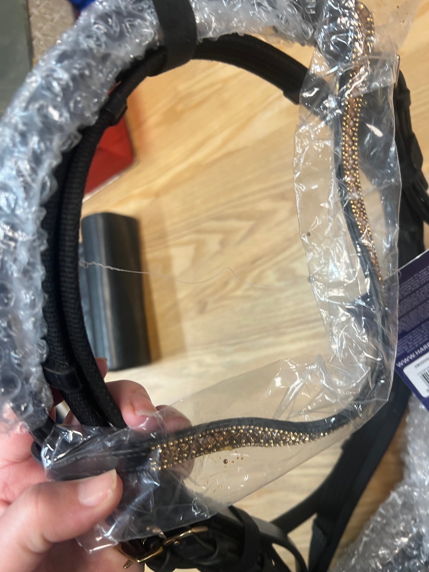 Harrys Horse Metallic Brass Bridle