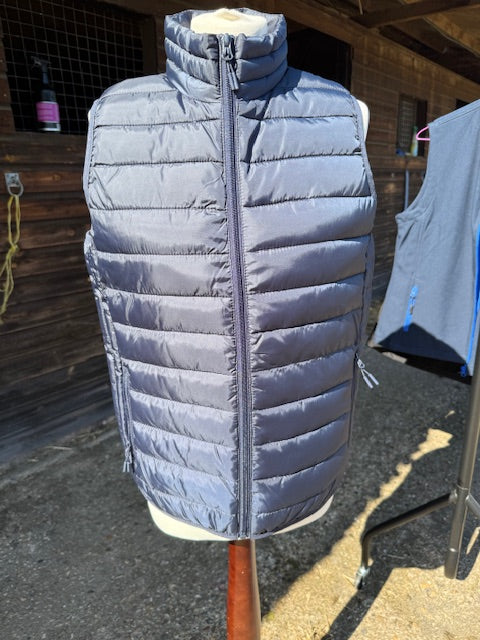 Padded Navy Gillet