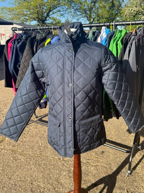 Padded Jacket Size 12 Navy