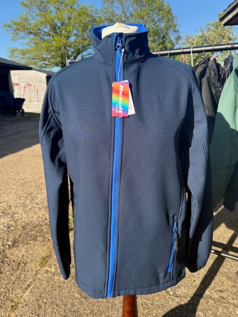 Softshell Jacket Navy/Royal Size Small unisex