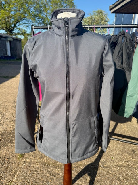 Softshell Jacket Grey/Black Sizes 12 and  16