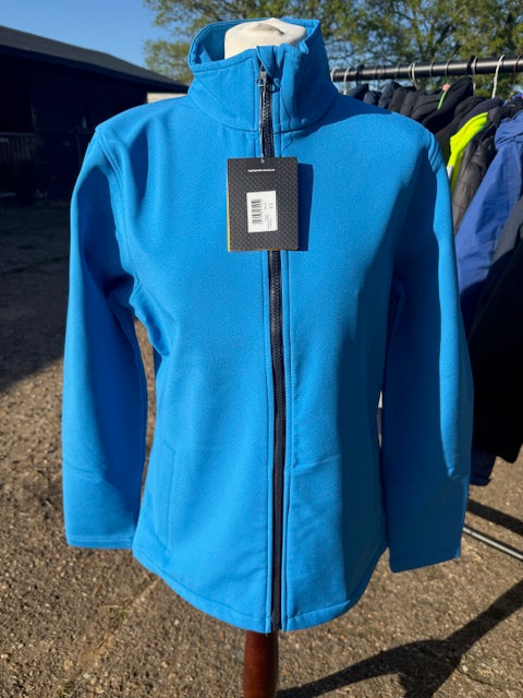 Softshell Jacket Blue sizes 10 and 12 ladies and a medium unisex