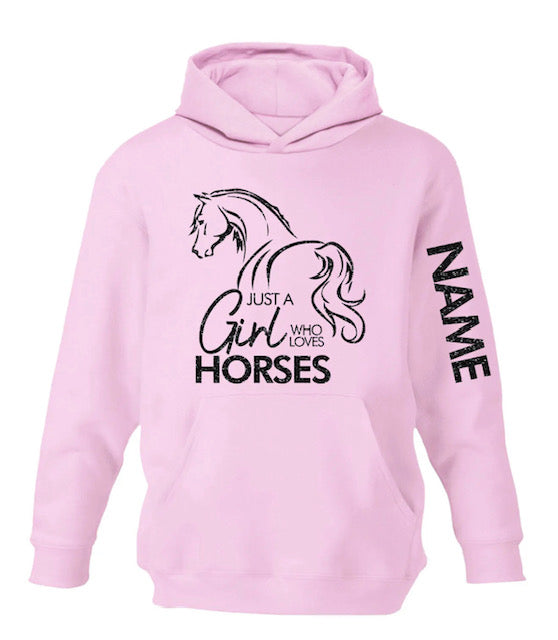 Just a Girl Who Loves Horses Hoody