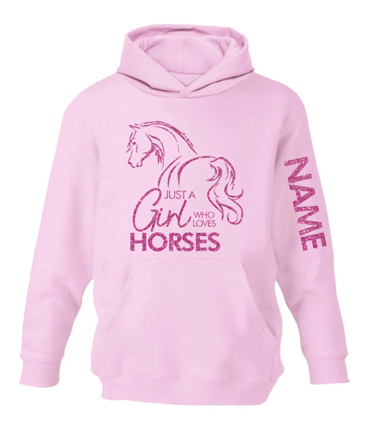 Just a Girl Who Loves Horses Hoody