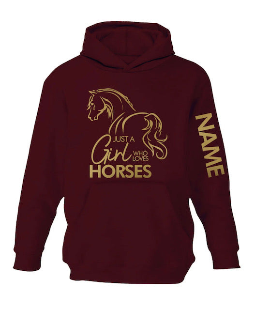 Just a Girl Who Loves Horses Hoody