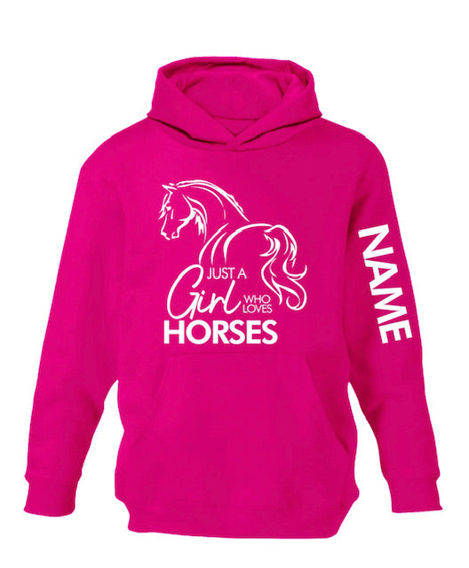 Just a Girl Who Loves Horses Hoody