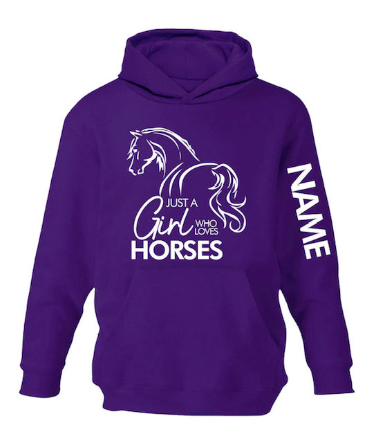 Just a Girl Who Loves Horses Hoody