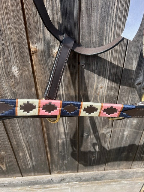 Leather Polo style headcollar