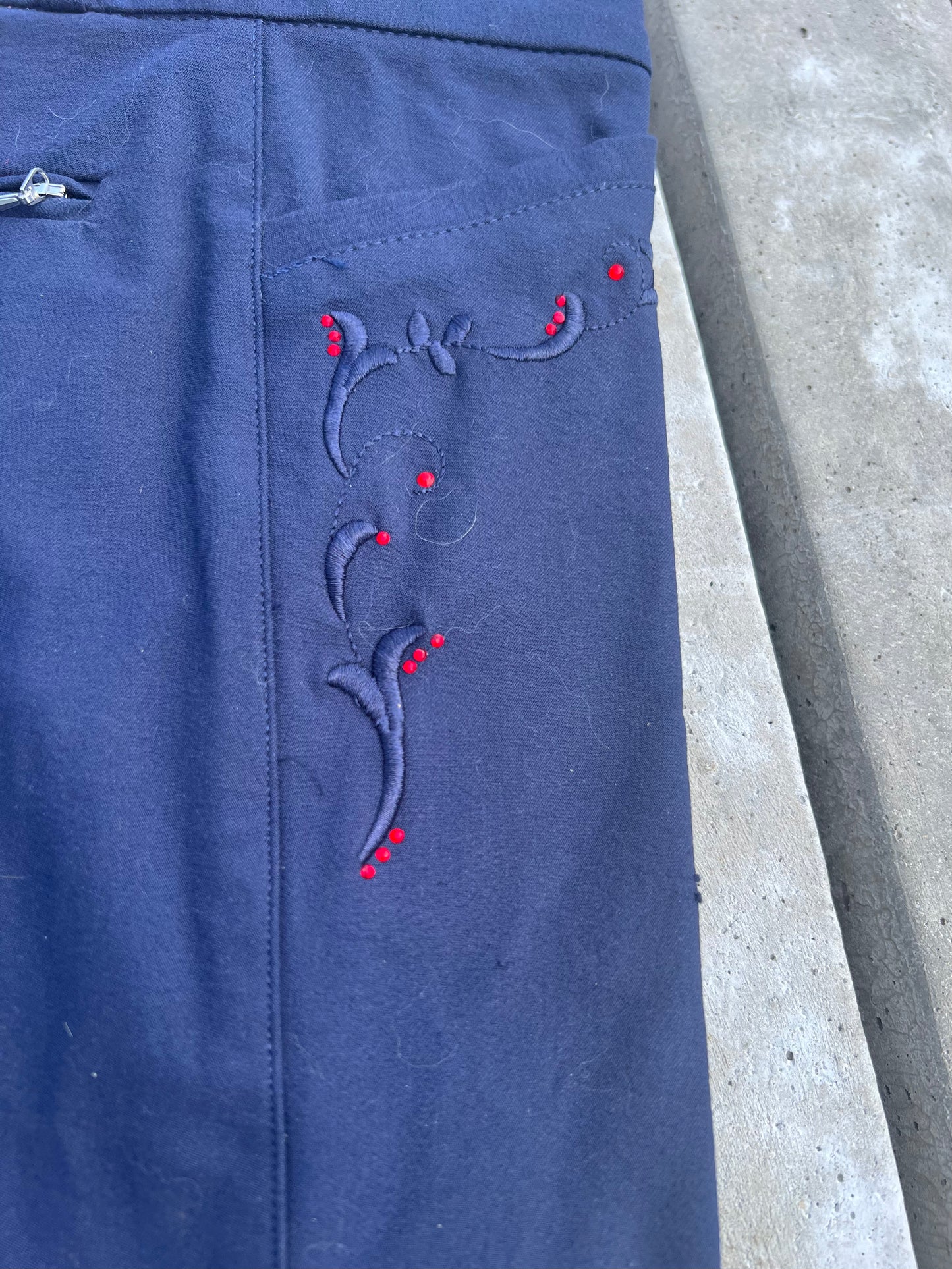 Floral Trim Breeches