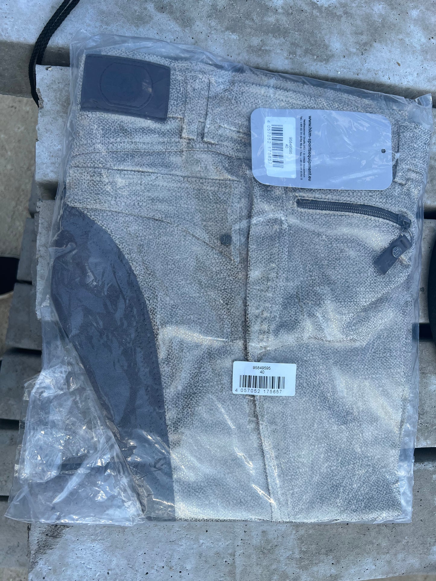 Hkm Breeches SIlver/Brown