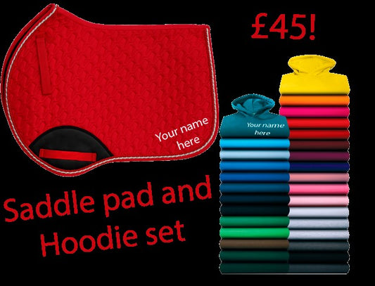 Saddlepad & Hoody Set