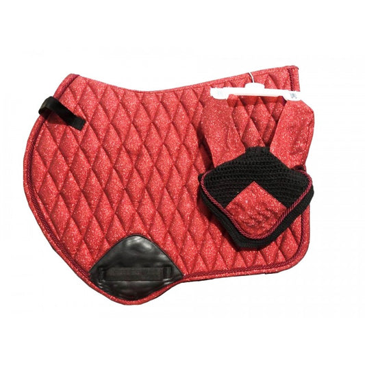 Vogue Glitter Saddlepad and matching ears